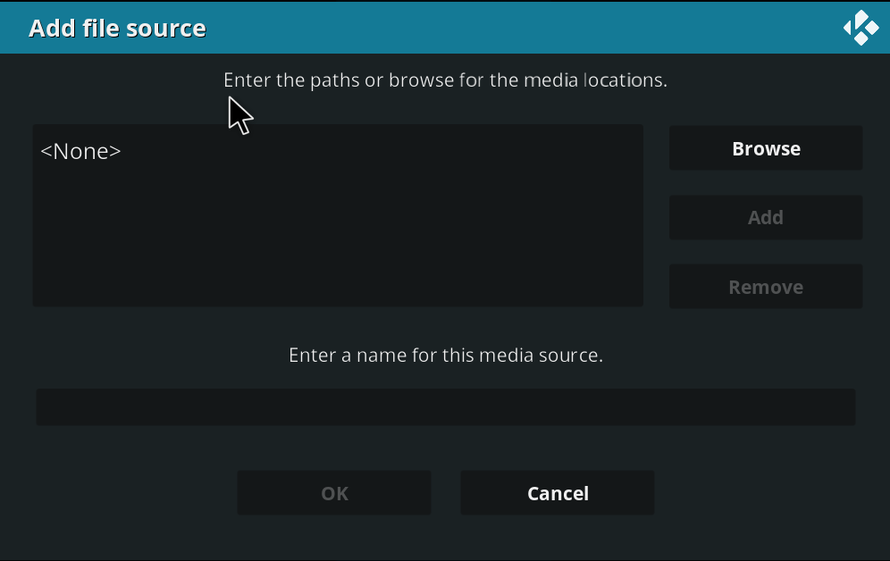 Ajouter une source Kodi
